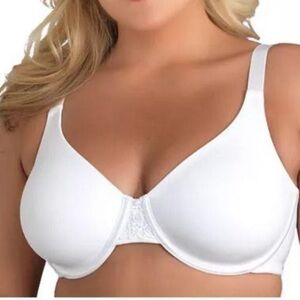 NWT Vanity Fair White smoothing minimizes Bra with Plunging Neckline